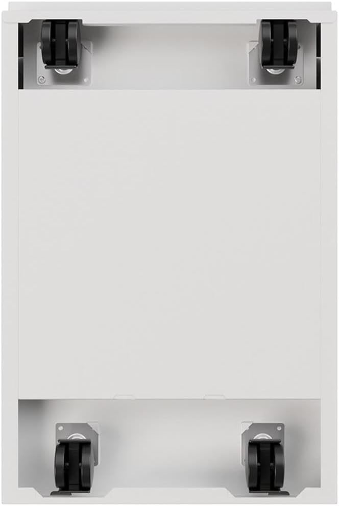 Pemberly Row 3 Drawers 27.75" Vertical White Metal Filing Cabinet Lockable - Image 8
