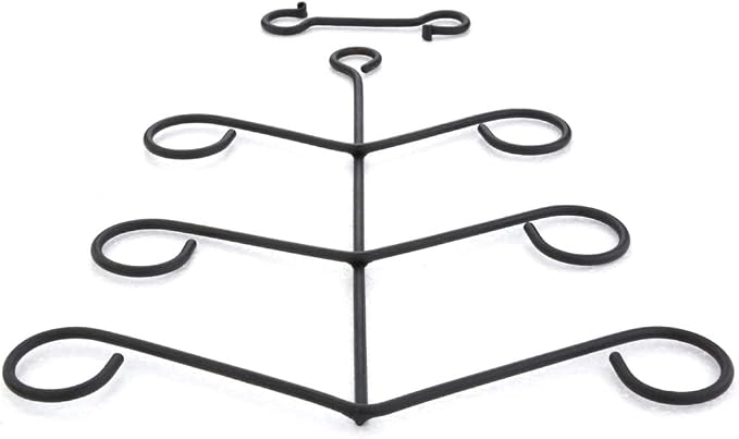 Renovators Supply Manufacturing Glove Dryer 17.5 in. Black Wrought Iron Glove - Image 6