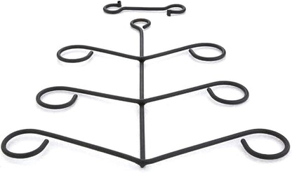 Renovators Supply Manufacturing Glove Dryer 17.5 in. Black Wrought Iron Glove - Image 6