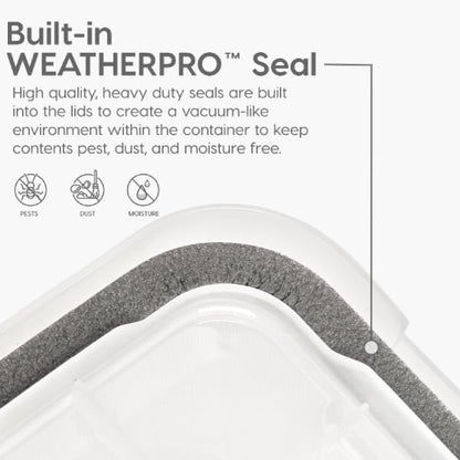 IRIS USA WeatherPro 103 Qt Storage Bins - Image 4