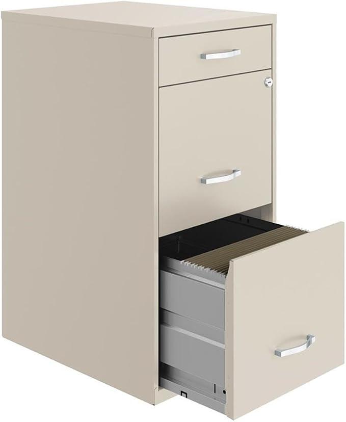 Scranton & Co 18" 3-Drawer Metal Filing Cabinet - Image 5