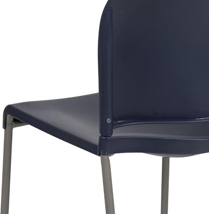 Flash Furniture HERCULES Series 880 lb. Capacity Navy Full Back Contoured Stack - Image 12