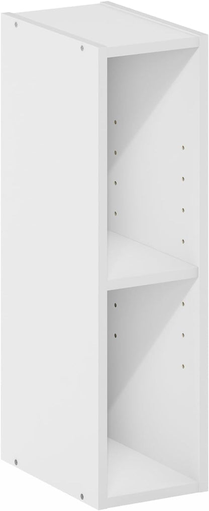 Furinno Fulda Book Shelf, 2-Tier Narrow Bookshelf, Bookcase by Furinno-FitsYourSpaceFitsYourBudget