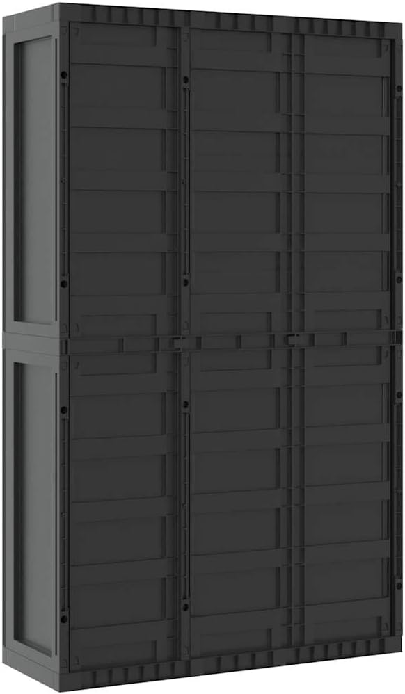 Outdoor Storage Cabinet, 65-Inch Tall Polypropylene Utility Cupboard - Image 8