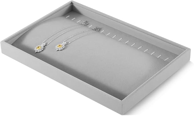 Velvet Jewelry Display Tray For Bracelet Pendant Necklace, Drawer Insert - Image 3