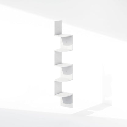 Furinno Rossi 5-Tier Floating Corner Shelf - Image 5