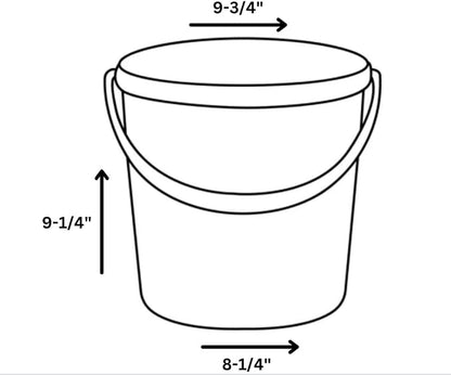 House Naturals Food Grade 2 Gallon Plastic Bucket - Image 6