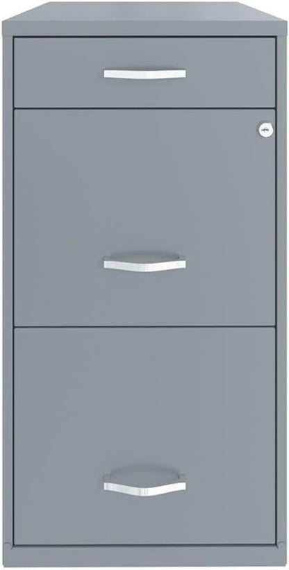 Scranton & Co 18" 3-Drawer Metal Filing Cabinet - Image 3