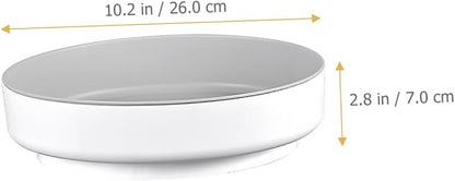 NUOBESTY Rotating Makeup Organizer Cosmetic Holder White Desktop Storage Box - Image 2