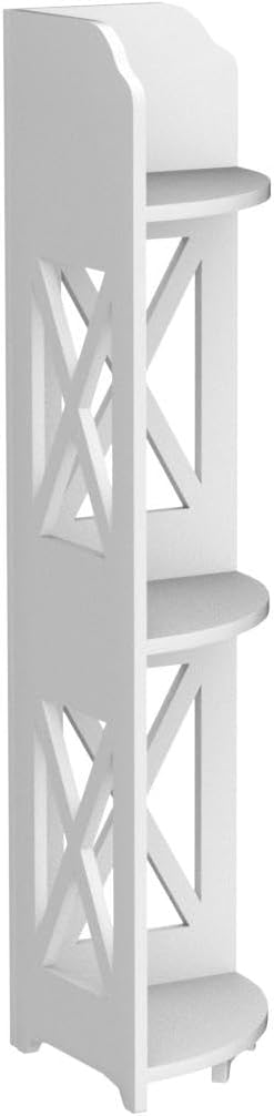 J JINXIAMU Corner Shelf Stand, Storage Organizer Great - Image 5