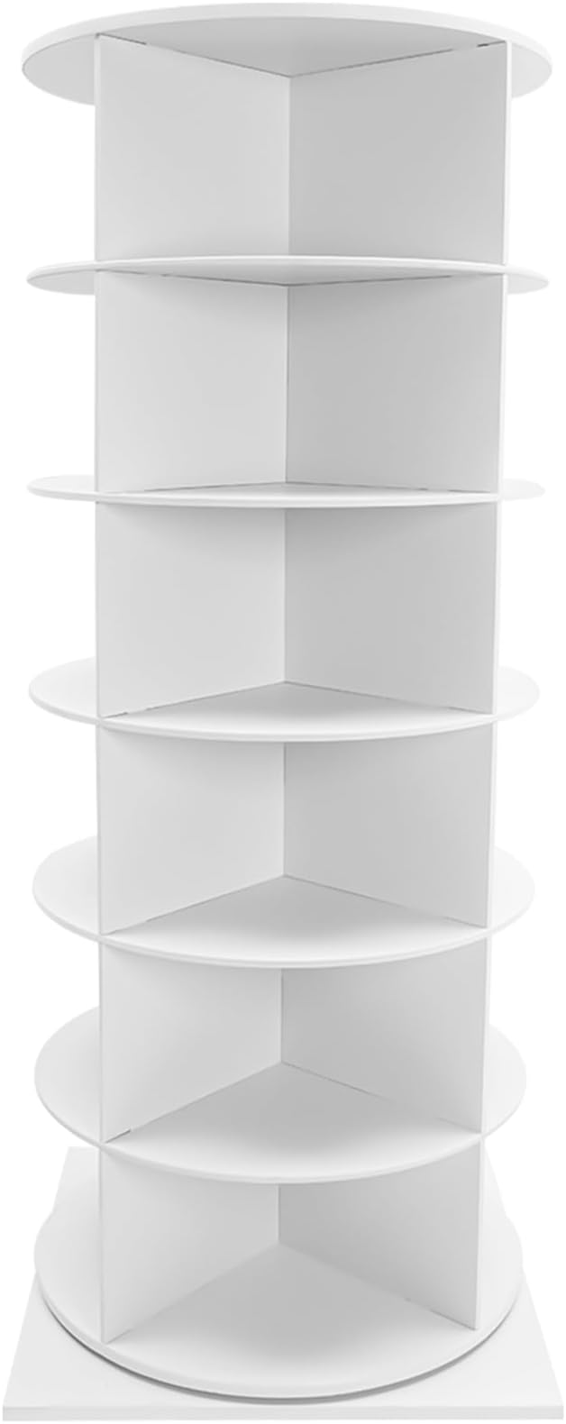 Rotating Shoe Rack, Free Standing Vertical Handbag Rotate Display Storage by iSamLam