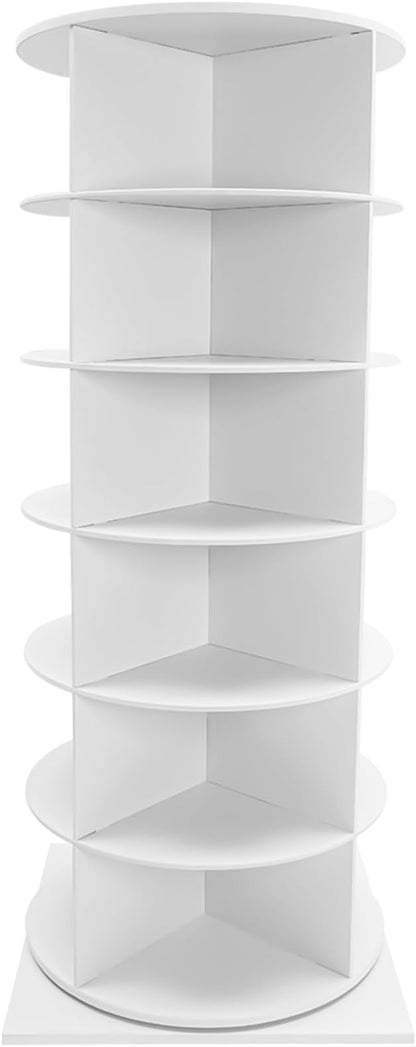 Rotating Shoe Rack, Free Standing Vertical Handbag Rotate Display Storage by iSamLam