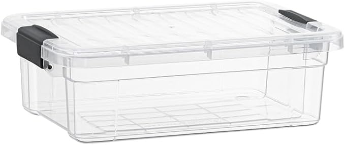 Superio 2.3 Qt Clear Plastic Storage Bin by Superio