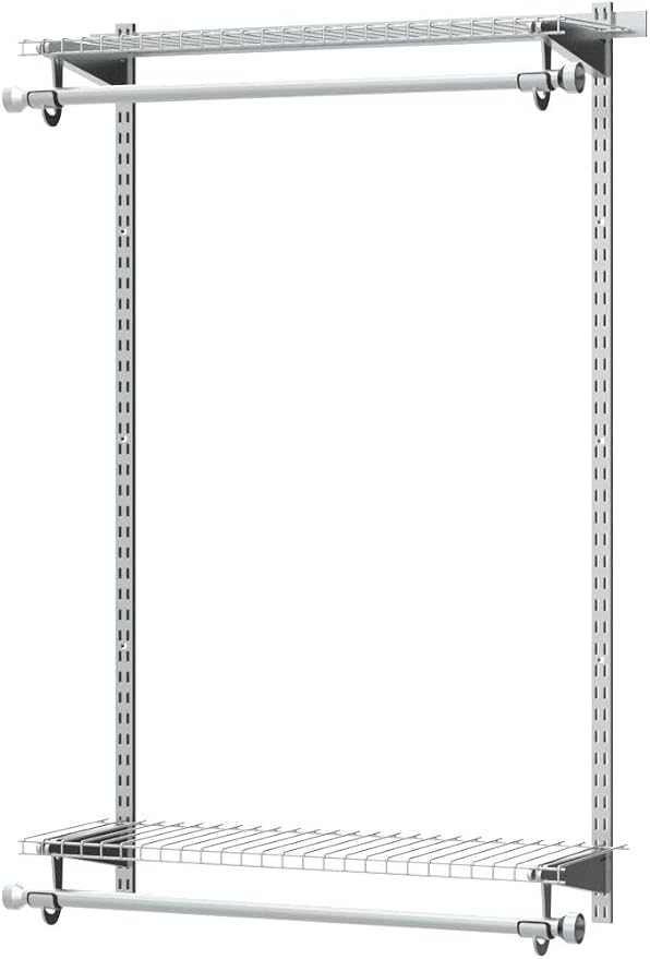Rubbermaid Configurations Closet Shelves & Hanging Kit 26" Shelves Titanium by Unknown