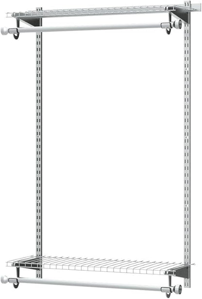 Rubbermaid Configurations Closet Shelves & Hanging Kit 26" Shelves Titanium by Unknown