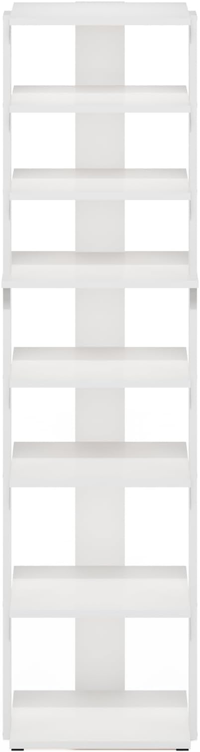 Furinno Compact Vertical Shoe Rack, 8-Tier Narrow Shoe Organizer, Free Standing - Image 7