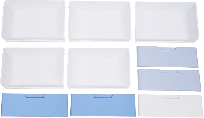 Plastic Drawers Dresser Storage Cabinet 5 Drawer Stackable Vertical Clothes - Image 8