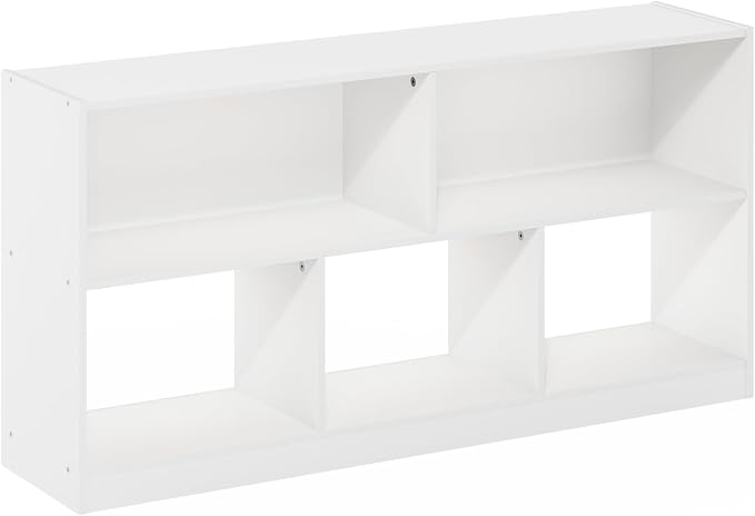 Furinno DALY Book Shelf, 5-Cube Bookshelf, Horizontal Cube Storage Organizer - Image 5
