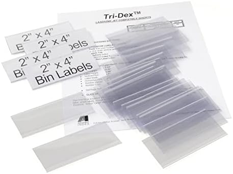 Tri-Dex Label Holder 2" x 4" for Stacking Bin - Image 2