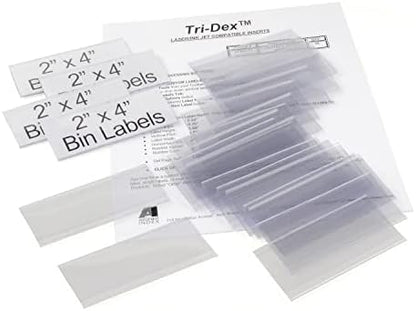 Tri-Dex Label Holder 2" x 4" for Stacking Bin - Image 2