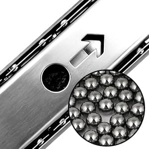 KUMGROT Black Keyboard Slide 14 Inches Keyboard Tray Under Desk Slide Keyboard - Image 3