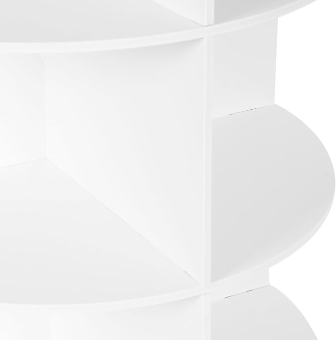 Rotating Shoe Rack, Free Standing Vertical Handbag Rotate Display Storage - Image 6