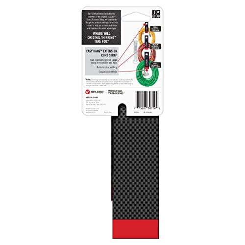 VELCRO Brand Easy Hang Extension Cord Holder Organizer Variety Pack | Holds - Image 9