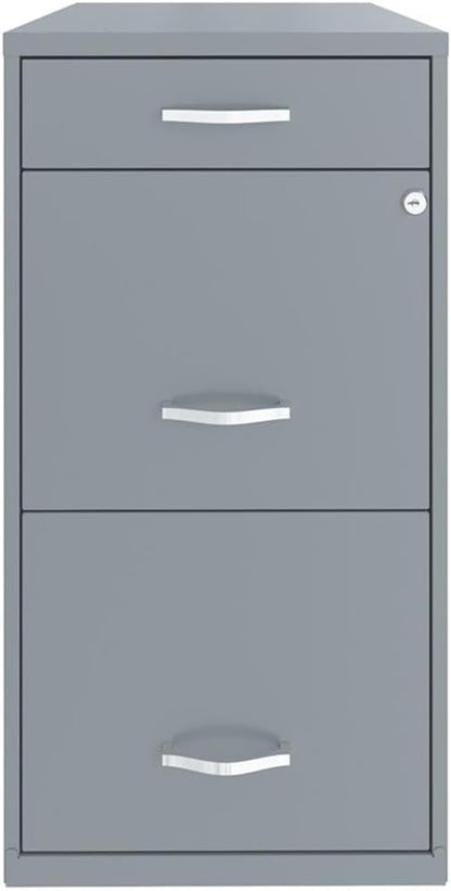 Scranton & Co Set of 2 18" D 3-Drawer Metal Filing Cabinet - Image 7