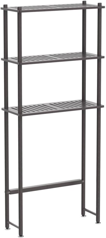 AmazerBath Bamboo Over The Toilet Storage Shelf, 3-Tier Over Toilet Bathroom - Image 5