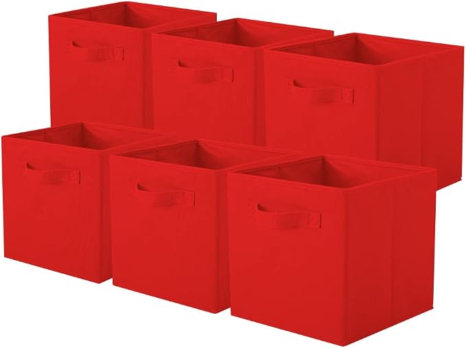 ShellKingdom Storage Bins, Foldable Fabric Storage Cubes and Cloth Storage by ShellKingdom