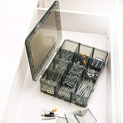 2 Pack Plastic Storage Organizer Box, Storage Container, Jewelry Organizer - Image 6
