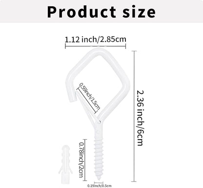 10PCS Eye Screw Hooks for Hanging Heavy Duty - Image 5