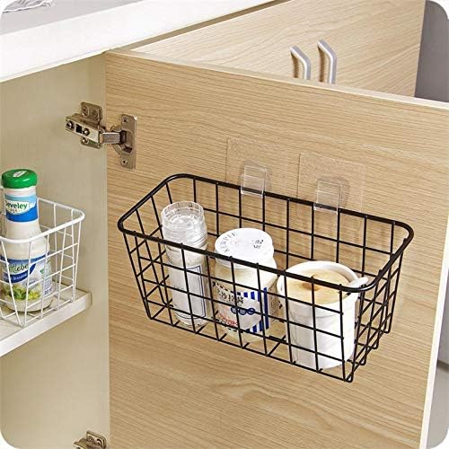 3 Set LeleCAT Adhesive Over the Cabinet Door Wire Baskets - Image 7