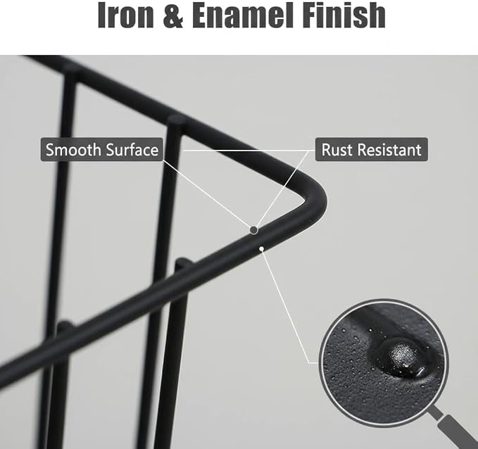 10 PCS Grid Wall Baskets and Bins, No Drilling Small Hook Basket Set - Image 4