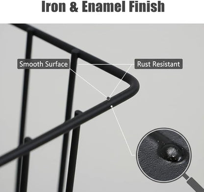 10 PCS Grid Wall Baskets and Bins, No Drilling Small Hook Basket Set - Image 4