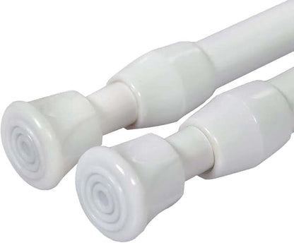 AIZESI Spring Tension Curtain Rods Short Tension Rod | Adjustable, No Drilling - Image 9