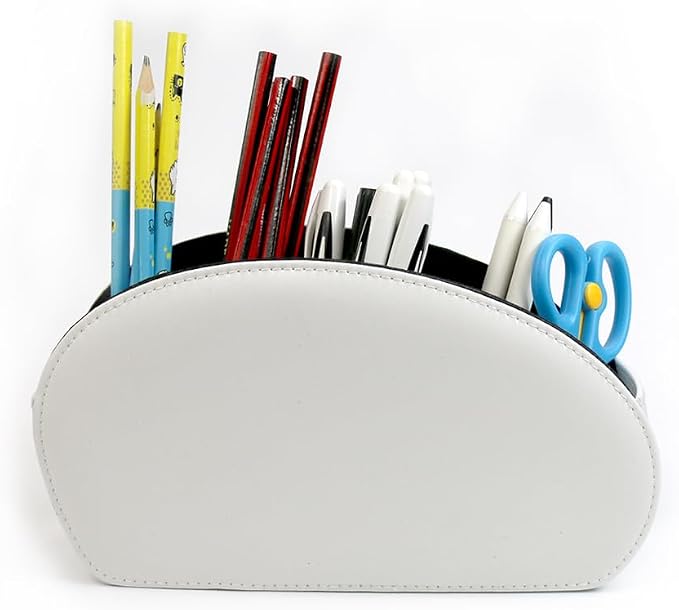 Remote Control Holder Organizer Desk Leather Cases Control Storage TV Remote - Image 7