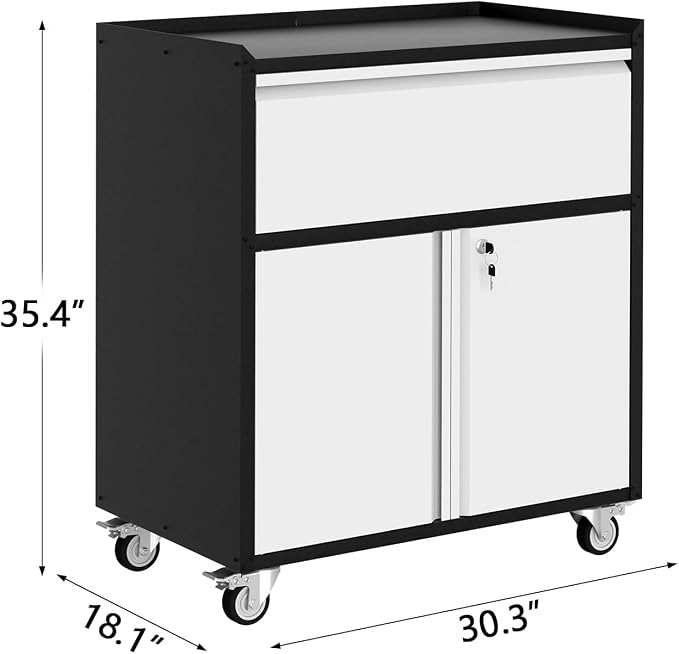 Heavy Duty Metal Garage Storage Cabinet - Image 2