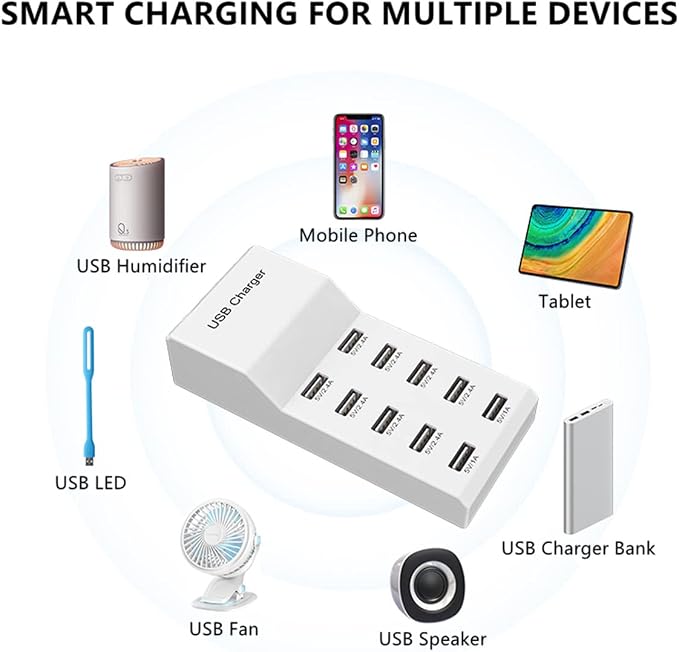 USB Wall Charger USB Charging Station - Image 5