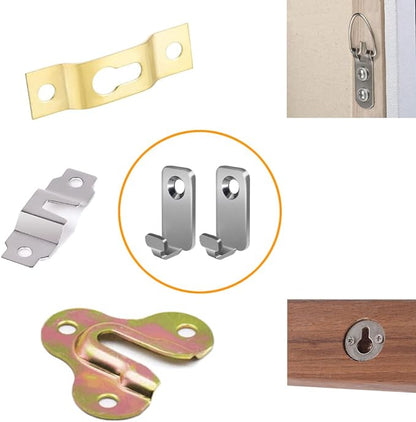 10pcs Heavy Duty T-Head J-Shaped Hangers 304 Stainless Steel Wall Mounted Mini - Image 5