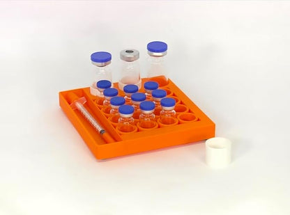 Vial Holder for Refrigerator Use | Home Vial Organizer Tray for Peptide– - Image 5