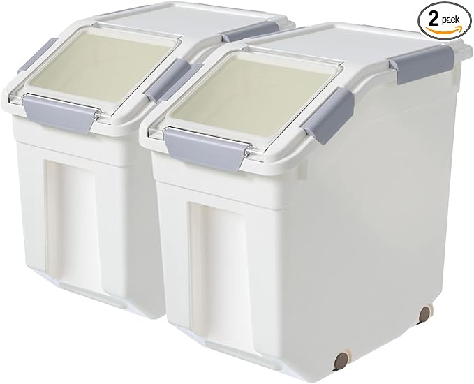 CITY BABY 2 Pack Airtight Flour Storage Container by CITY+BABY