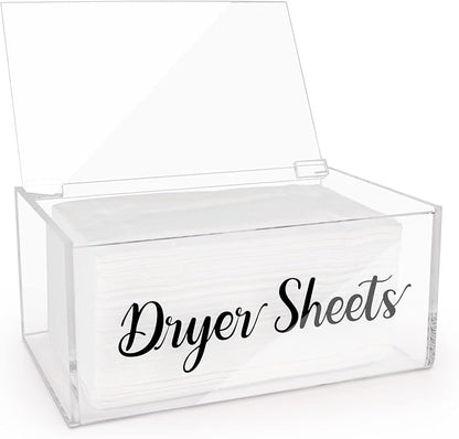 Acrylic Dryer Sheet Dispenser by Hxezoc