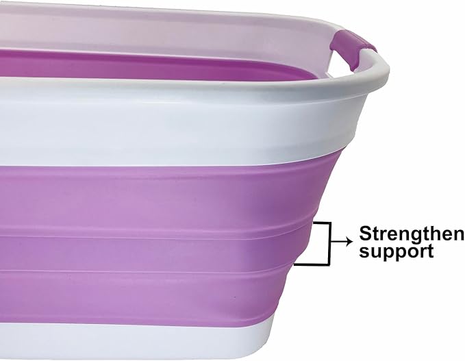 SAMMART 27L Collapsible Plastic Laundry Basket - Image 5