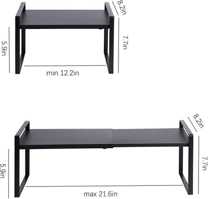Expandable Cabinet Shelf Organizer Riser - Image 2