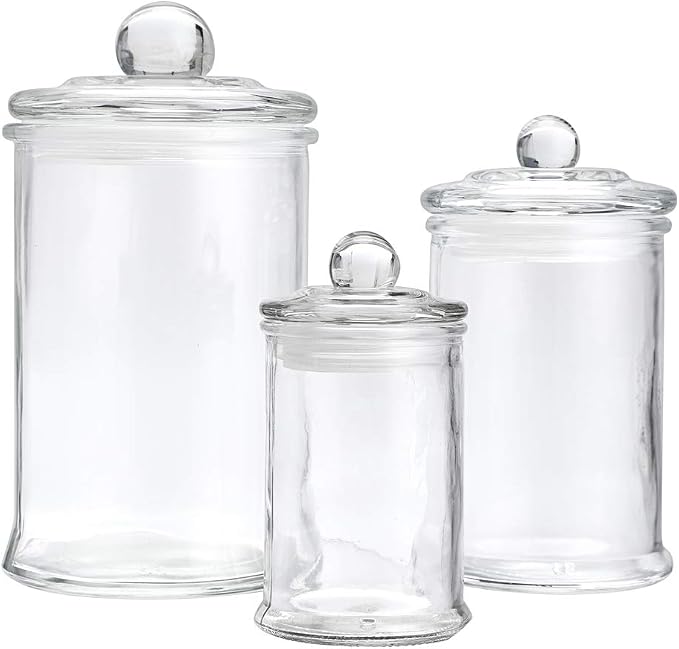 MDLUU Glass Canisters, Apothecary Jars - Image 2