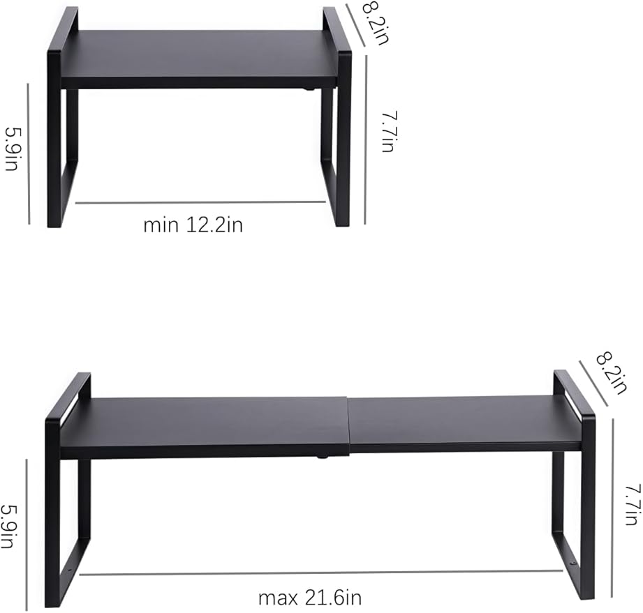 2-Pack Expandable Shelf Organizer - Image 2