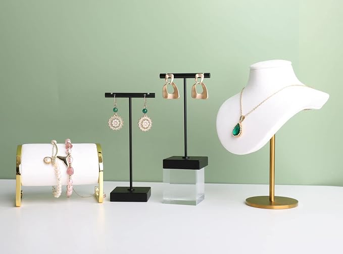 GemeShou 2pcs metal earring holder, mini hangers - Image 2