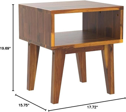 Acacia Serena Nightstand Solid Wood Nightstand - Image 2
