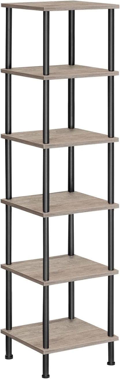 HOOBRO 6-Tier Corner Shelf, Corner Square Rack Display Shelf, Tall Storage Rack by HOOBRO